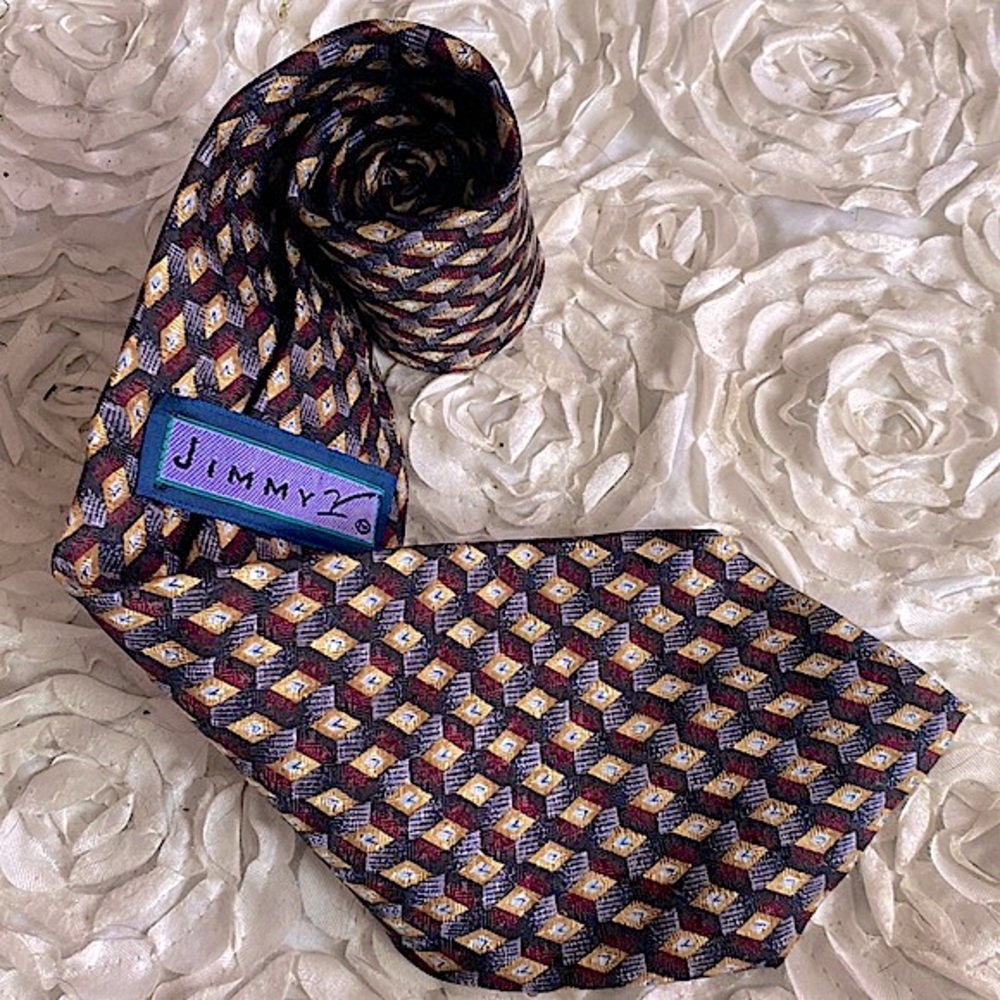 New Jimmy V mens check tie